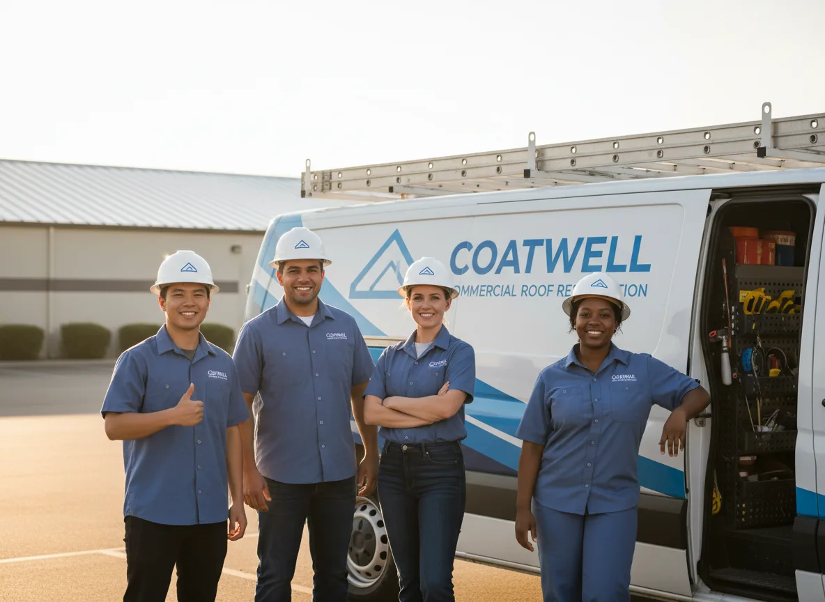 Commercial roof coating company in Dudley, MA